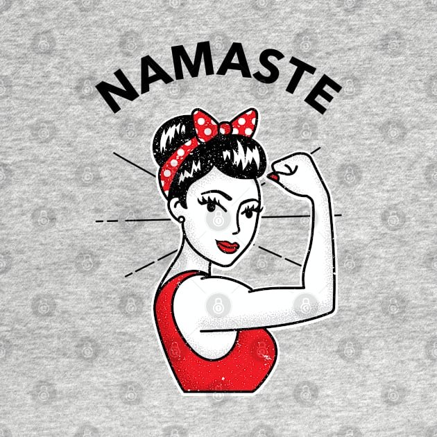 Namaste Rosie the Riveter Style by DesignIndex